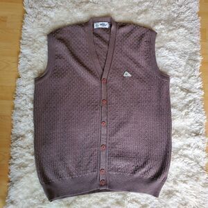 Vintage Monte‎ Carlo Men's Grandpa Vest Pure New Wool Size 42 Large